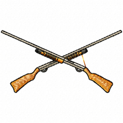 Guns Embroidery Design 1 Guns Embroidery Design 1